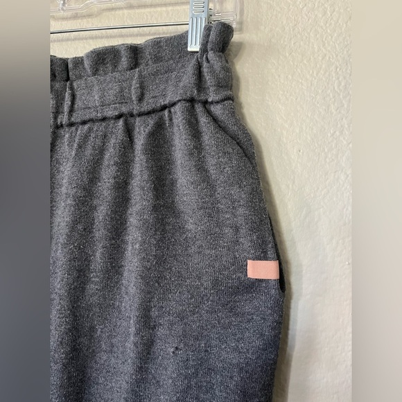 LUNYA Cozy Cotton Silk Relaxed Ankle Sweatpants in Heather Gray Womens Size M - Picture 9 of 15